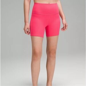 Lululemon Align Biker Short 6” COLOR LIPGLOSS SIZE 6